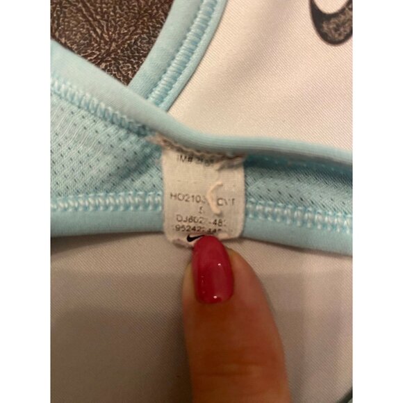 Nike Dri Fit Sports Bra Light Blue Size Small - Picture 3 of 3